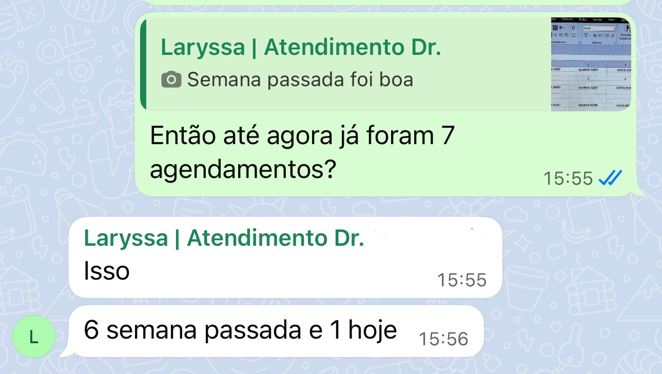 Depoimento de cliente Eixo Digital em conversa de WhatsApp 2